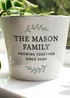 Personalised Memento Company Wreath Plant Pot - One Size Image 2