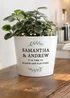 Personalised Memento Company Wreath Plant Pot - One Size Image 1