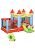 Outsunny Multicoloured Bouncy Castle With Fun Features, Blower, For Ages 3-8 Years - One Size Image 2