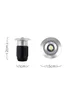 ValueLights Pack Of 10 15mm Warm White LED Decking Lights - One Size Image 5