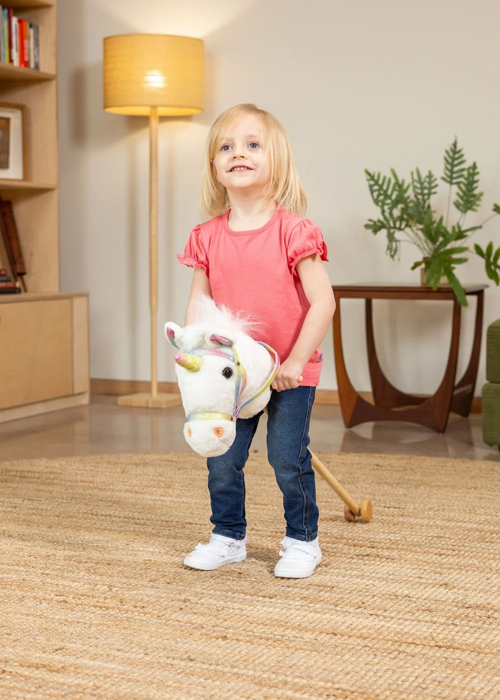 Toyrific Unicorn Hobby Horse - One Size Image 6