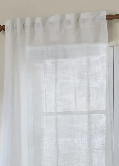Yard Cirrus Woven Snow Sheer Panel - S Image 3