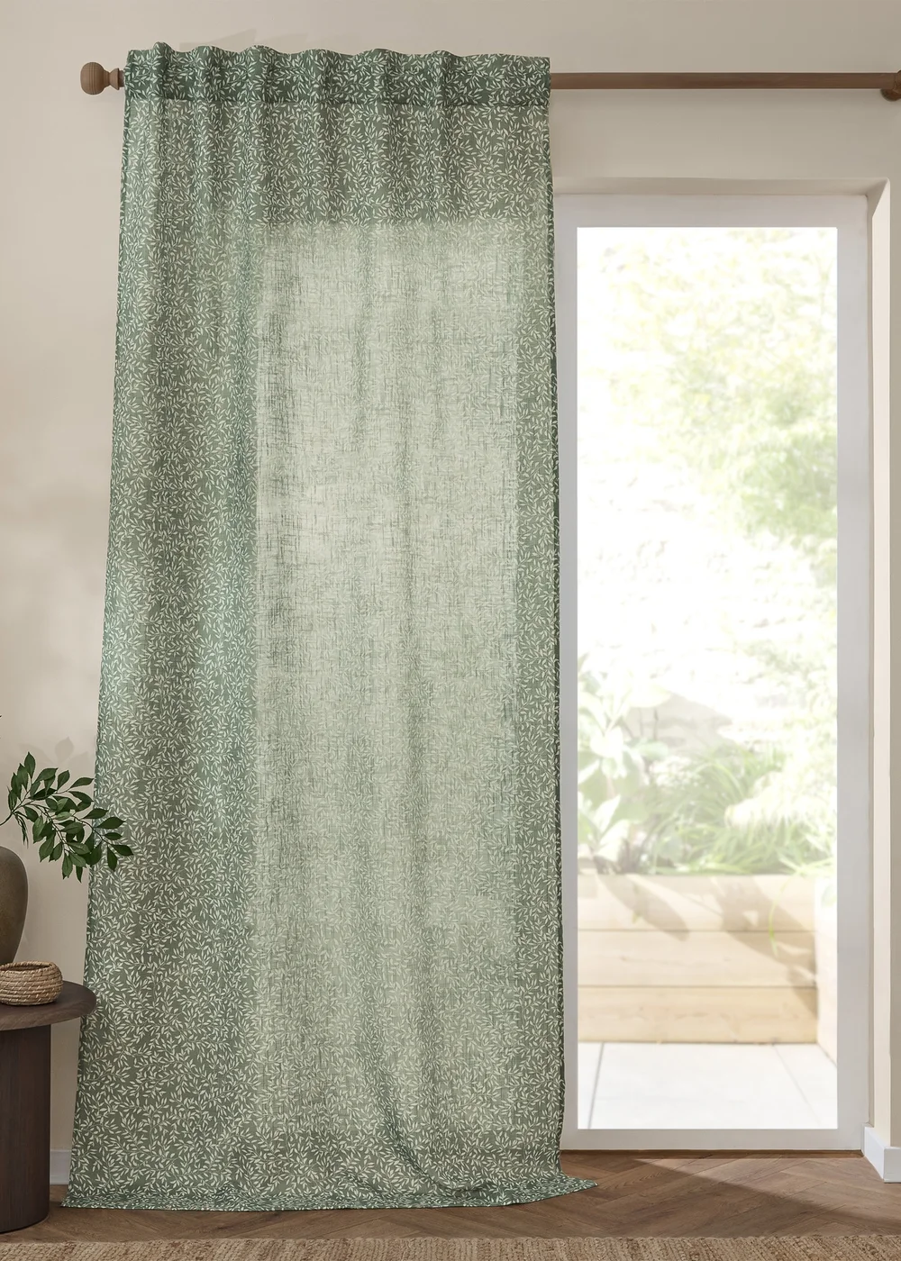 Yard Perrie Leaf Sheer Forest Woven Panel - S Image 2