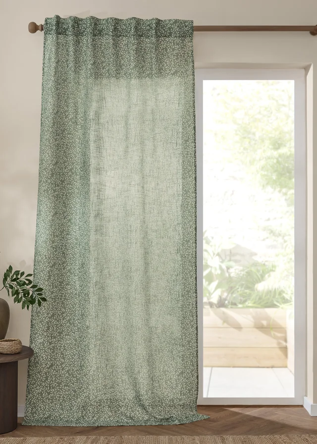 Yard Perrie Leaf Sheer Forest Woven Panel