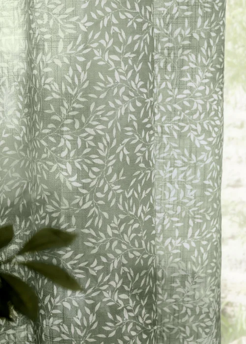 Yard Perrie Leaf Sheer Forest Woven Panel - S Image 5