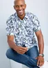 Cotton Traders Iced Aqua Guinness Short Sleeve Soft Touch Print Shirt - 2XL Image 1