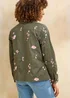 Cotton Traders Khaki Embroidered Cargo Jacket - 12 Image 4