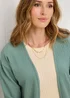 Cotton Traders Light Sage Textured Jersey Cardigan - 12 Image 4