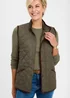 Cotton Traders Light Moss Quilted Gilet - S Image 1