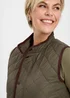 Cotton Traders Light Moss Quilted Gilet - S Image 3