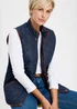 Cotton Traders Midnight Blue Quilted Gilet - S Image 3