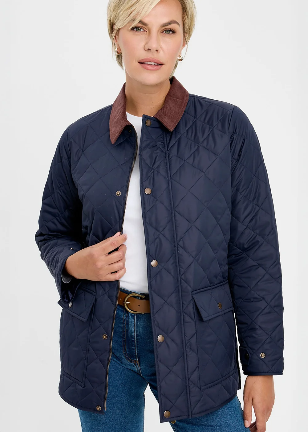 Cotton Traders Midnight Quilted Jacket - 2XL Image 2