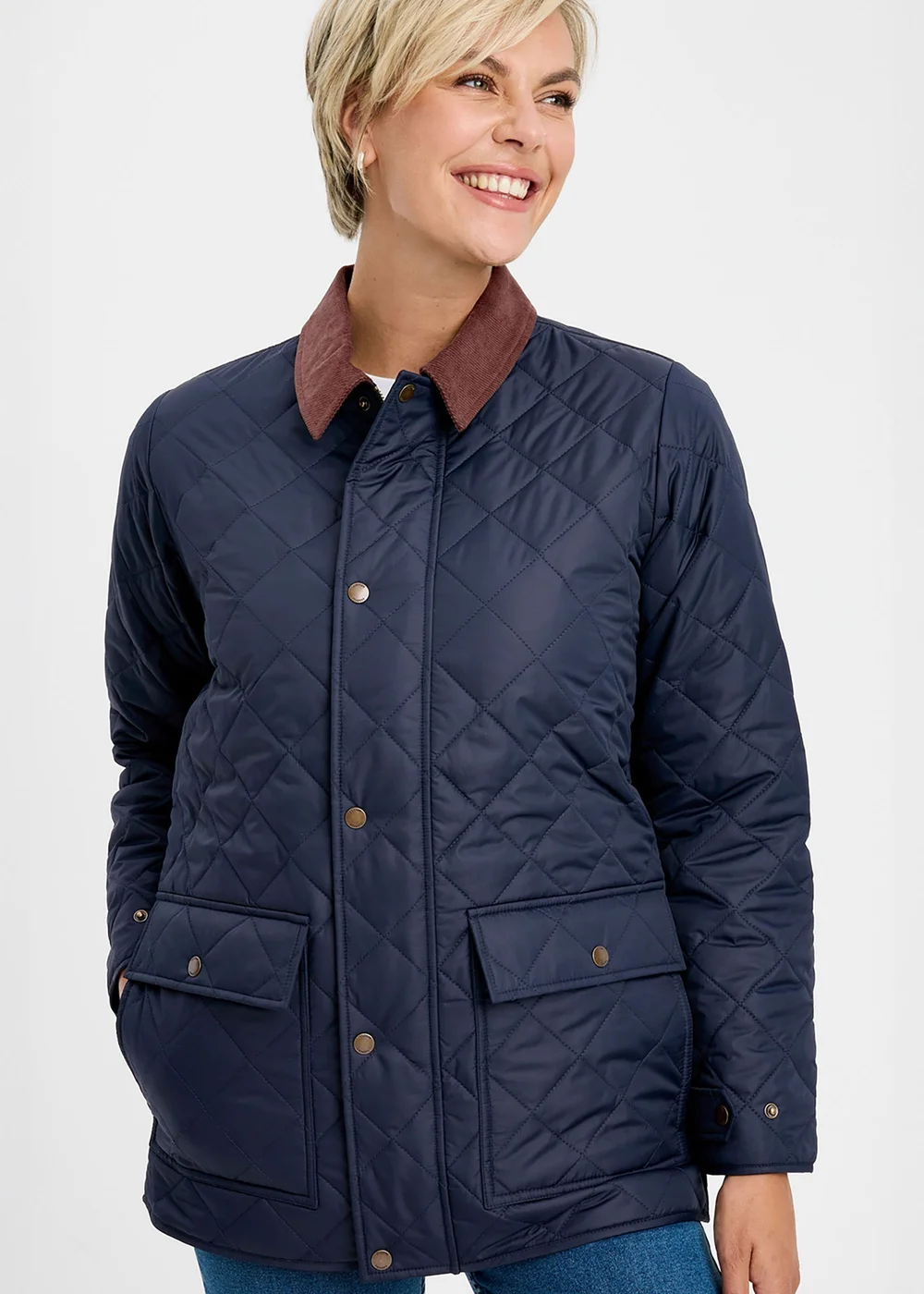 Cotton Traders Midnight Quilted Jacket - 2XL Image 1