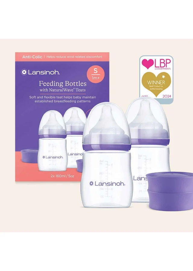 Lansinoh Feeding Bottle 160ml 2 Pack
