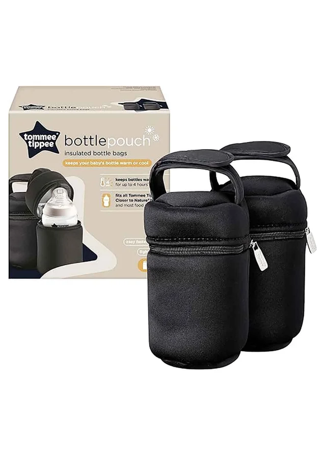 Tommee Tippee Close to Nature Insulated Bottle Bag x2