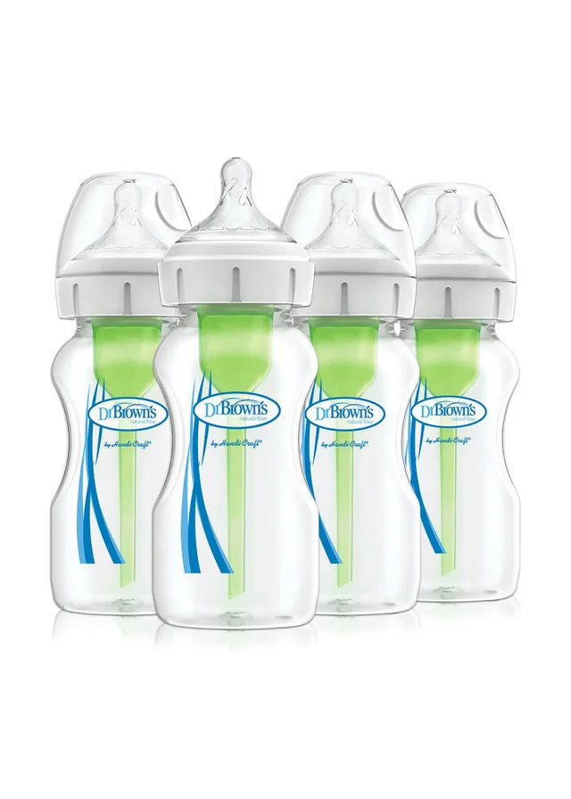 Dr Browns Options+ 270ml Feeding Bottle 4 Pack