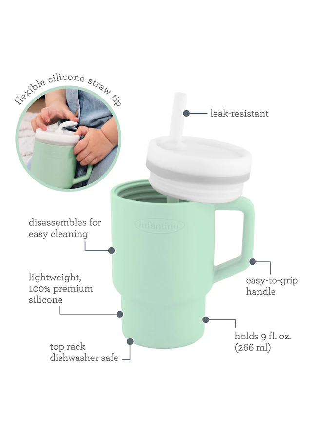 Infantino My First Tumbler Mint Green 266ml