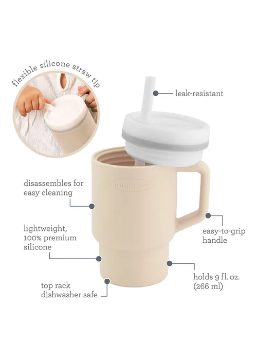 Infantino My First Tumbler Sand 266ml - One Size Image 2
