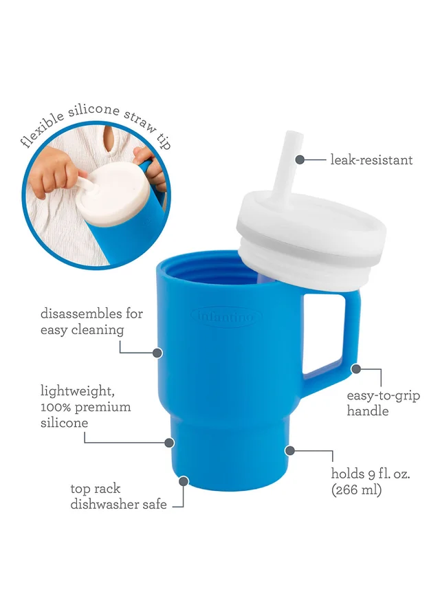 Infantino My First Tumbler Ocean Blue 266ml