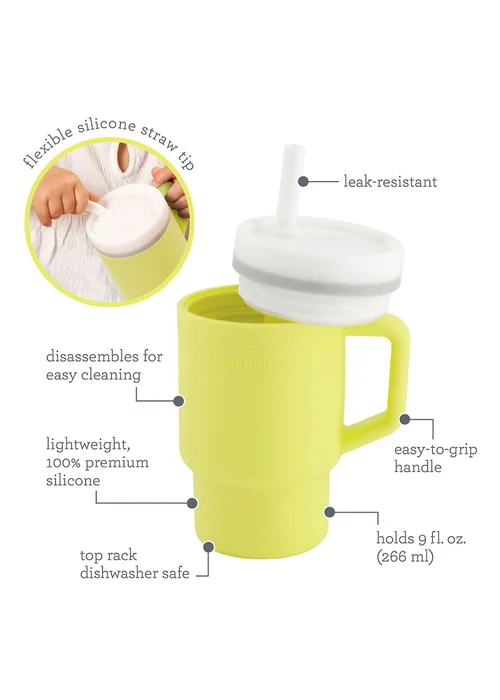 Infantino My First Tumbler Citrus Yellow 266ml - One Size Image 2