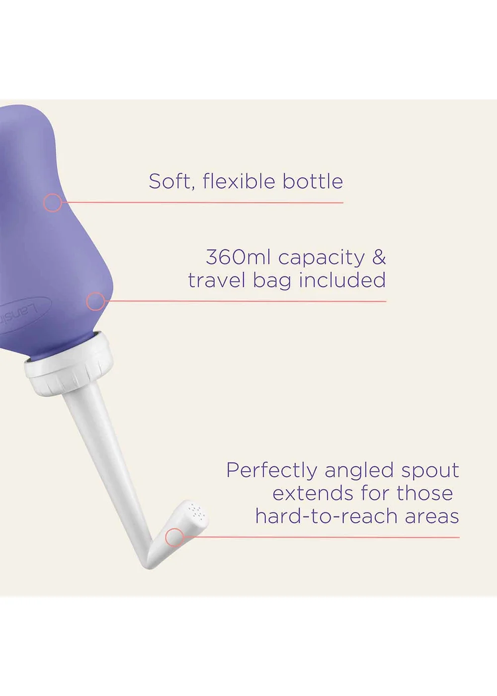 Lansinoh Post - Birth Wash Bottle - One Size Image 4