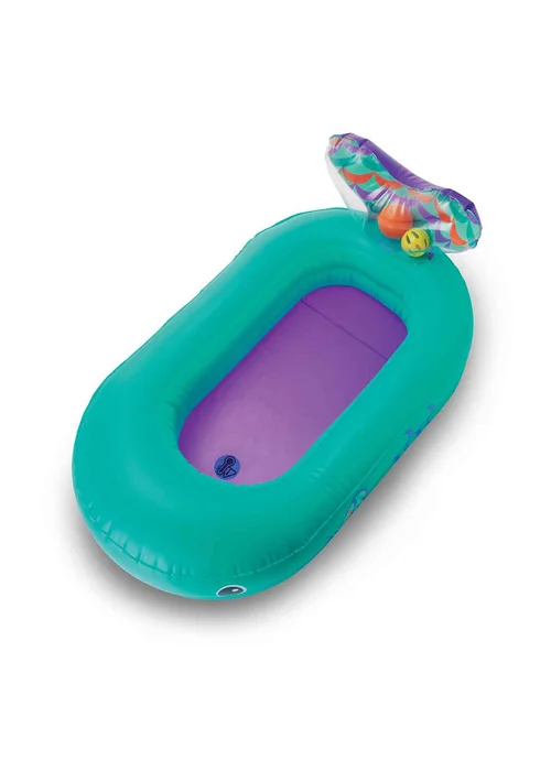 Infantino Whale Inflatable Bath Tub with Temperature Senor - One Size Image 4