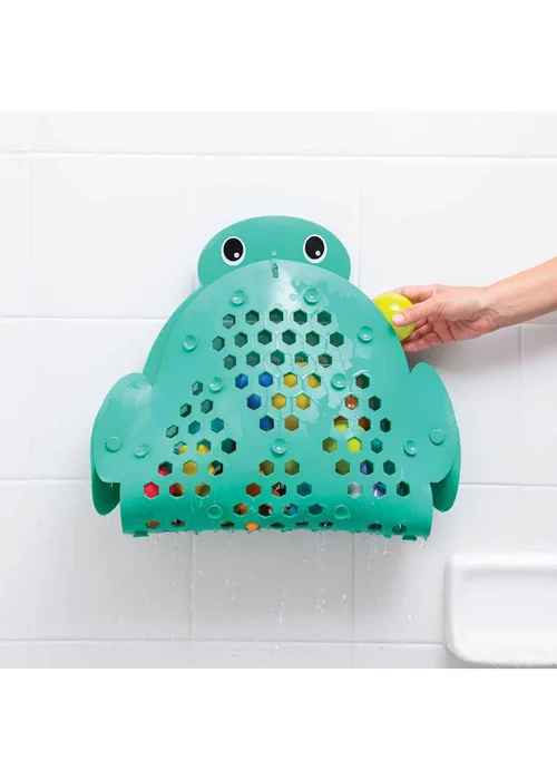Infantino 2 in 1 Bath Mat & Basket Turtle - One Size Image 3