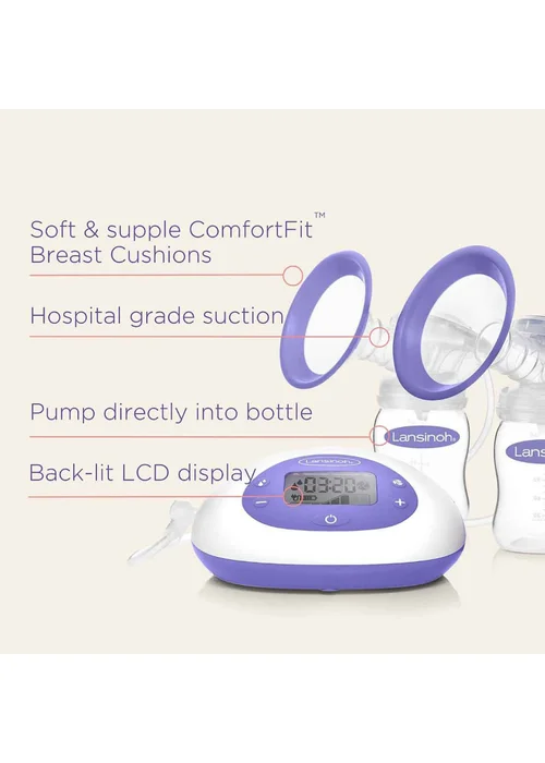 Lansinoh 2 in 1 Electric Breast Pump - One Size Image 4