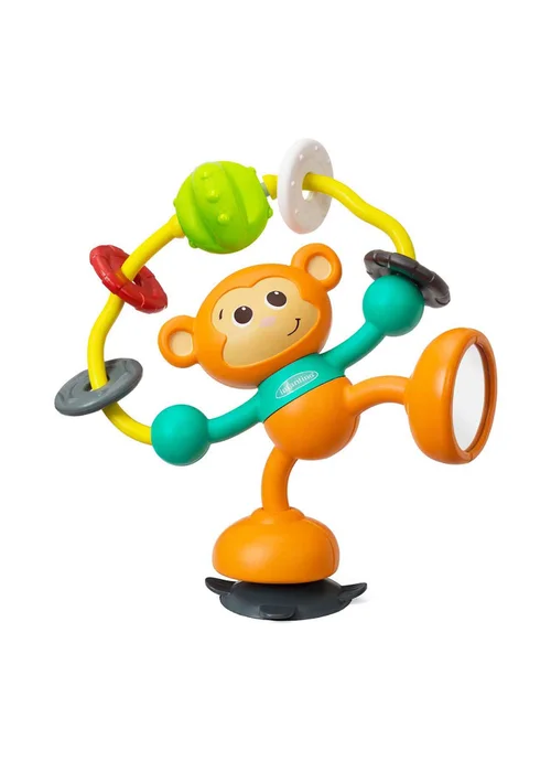 Infantino Stick & Spin Highchair Pal Monkey - One Size Image 1