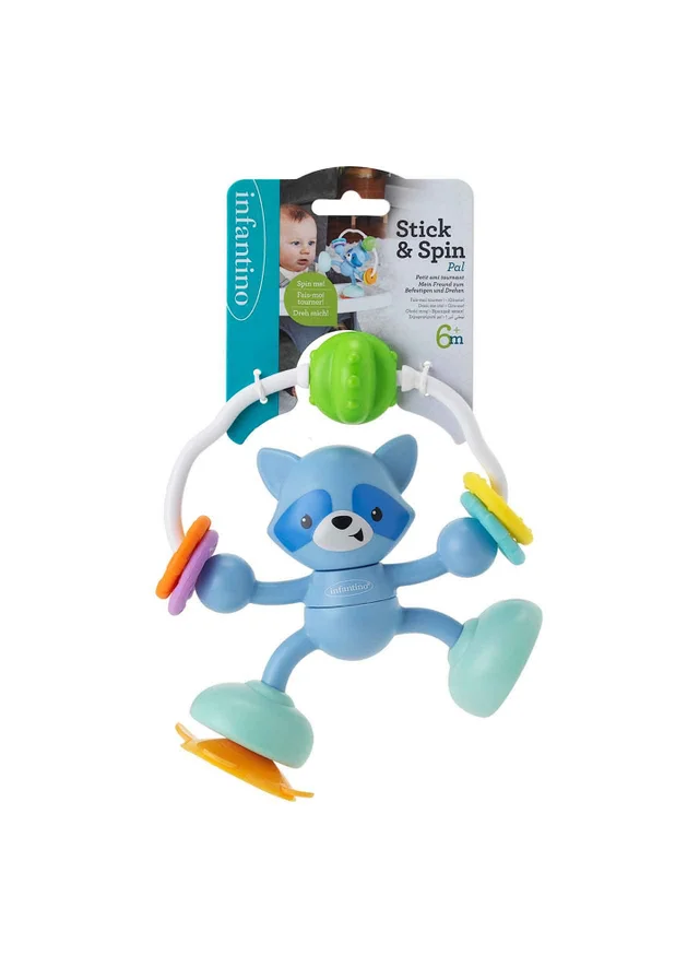 Infantino Stick & Spin Highchair Pal Raccoon