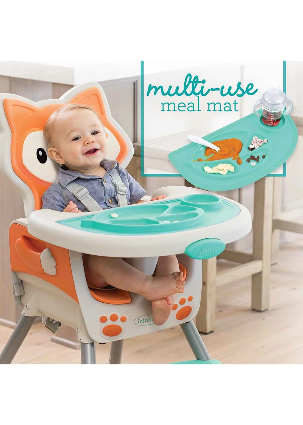 Infantino Grow With Me 4 in 1 High Chair - One Size Image 4