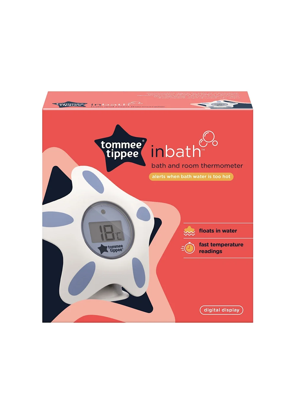 Tommee Tippee Bath & Room Thermometer - One Size Image 2