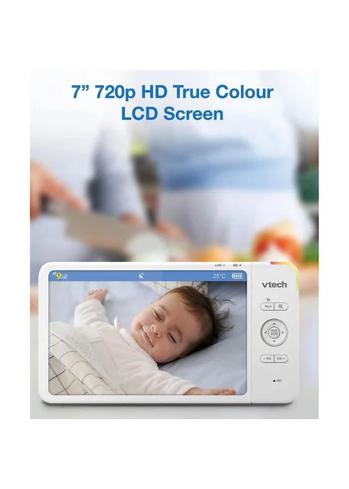 VTech VM7367HD Video Baby Monitor 7" - One Size Image 6