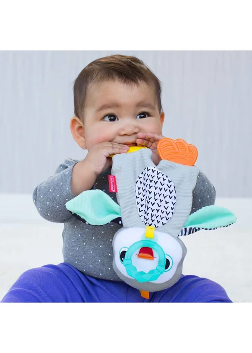 Infantino Cuddly Teether Penguin - One Size Image 3