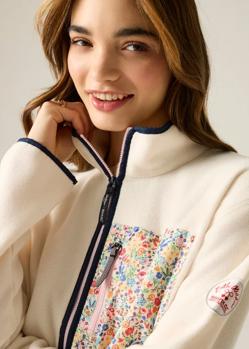 Regatta Full Zip Cath Kidston Fleece Ivory Cream - 12 Image 5