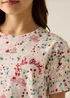 Regatta Crew Neck Cath Kidston T-Shirt Pink Puppy Floral (Age 3-13 Years) - 13 Yrs Image 5