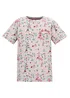 Regatta Crew Neck Cath Kidston T-Shirt Pink Puppy Floral (Age 3-13 Years) - 13 Yrs Image 6