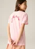 Regatta Crew Neck Cath Kidston T-Shirt Light Rose Pink (Age 3-13 Years) - 7-8 Yrs Image 2
