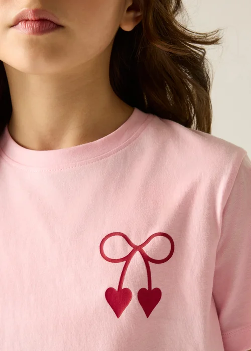 Regatta Crew Neck Cath Kidston T-Shirt Light Rose Pink (Age 3-13 Years) - 7-8 Yrs Image 5