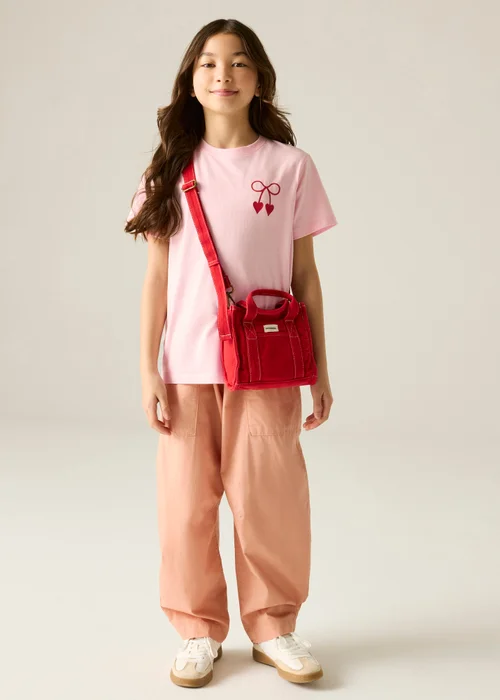 Regatta Crew Neck Cath Kidston T-Shirt Light Rose Pink (Age 3-13 Years) - 7-8 Yrs Image 3
