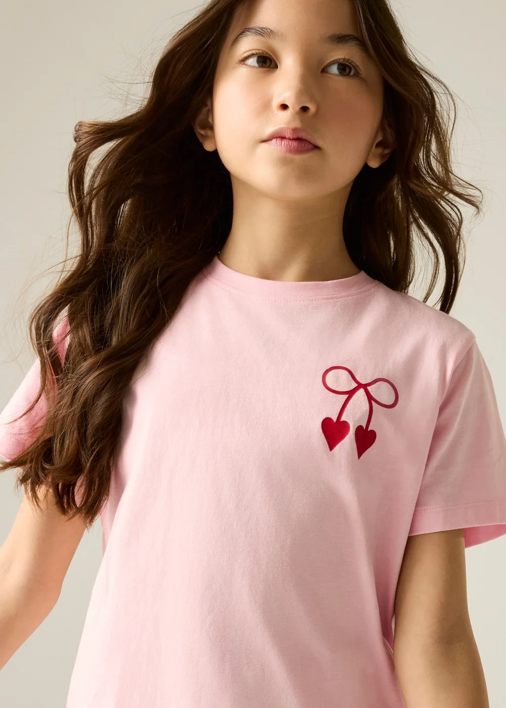 Regatta Crew Neck Cath Kidston T-Shirt Light Rose Pink (Age 3-13 Years) - 7-8 Yrs Image 4