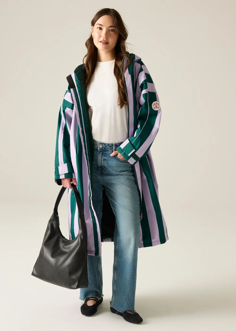 Regatta Hydrafort Cath Kidston Changing Robe Lilac - S/M Image 4