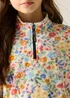 Regatta Half Zip Cath Kidston Fleece Cream Harmony Ditsy (Age 3-13 Years) - 11-12 Yrs Image 5