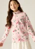 Regatta Half Zip Cath Kidston Fleece Pink Puppy Floral (Age 3-13 Years) - 11-12 Yrs Image 1