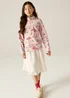 Regatta Half Zip Cath Kidston Fleece Pink Puppy Floral (Age 3-13 Years) - 11-12 Yrs Image 6