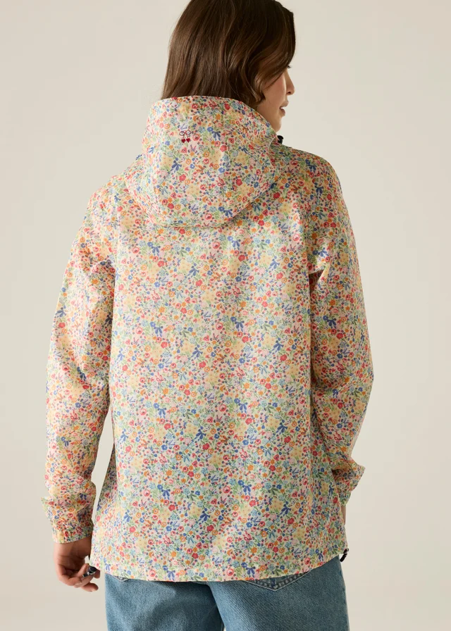Regatta Waterproof Cath Kidston Pack It Jacket Cream Harmony Ditsy