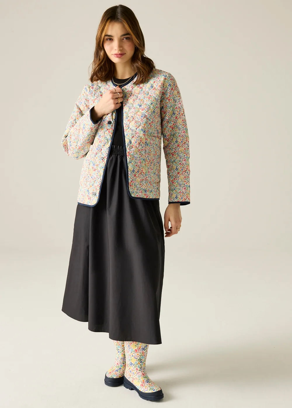 Regatta Lightweight Cath Kidston Quilted Jacket Floral Harmony Ditsy - 18 Image 3