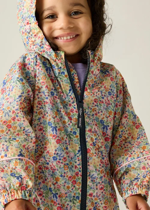 Regatta Waterproof Cath Kidston Isolite Puddlesuit Floral Harmony Ditsy (6 Months- 6 Years) - 1.5-2 Yrs Image 5