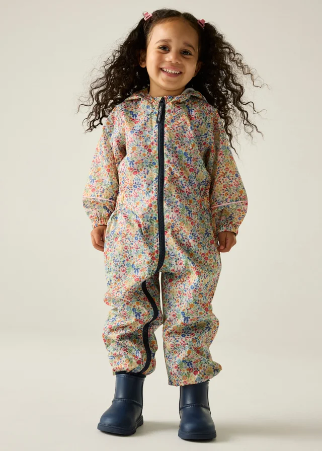 Regatta Waterproof Cath Kidston Isolite Puddlesuit Floral Harmony Ditsy (6 Months- 6 Years)