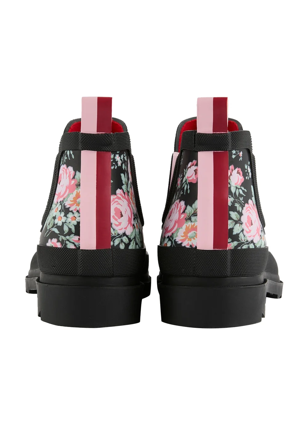 Regatta Low Cath Kidston Welly Black Floral Hackney Rose - Size 6 Image 4